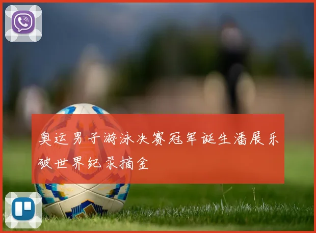 奥运男子游泳决赛冠军诞生潘展乐破世界纪录摘金
