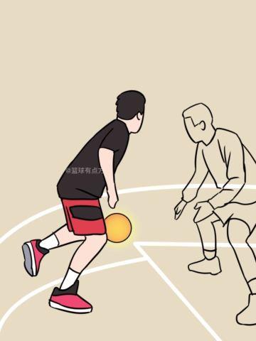 篮球单手转身过人,球是怎么跟着手一起过去的  不要换手的 (篮球单打怎么转身)